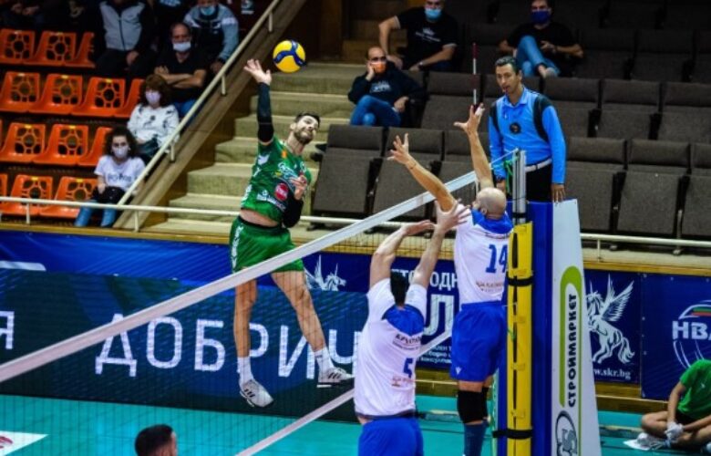 Волейболният отбор Добруджа 07 (Добрич) победи Пирин (Разлог) с 3:1 bet365